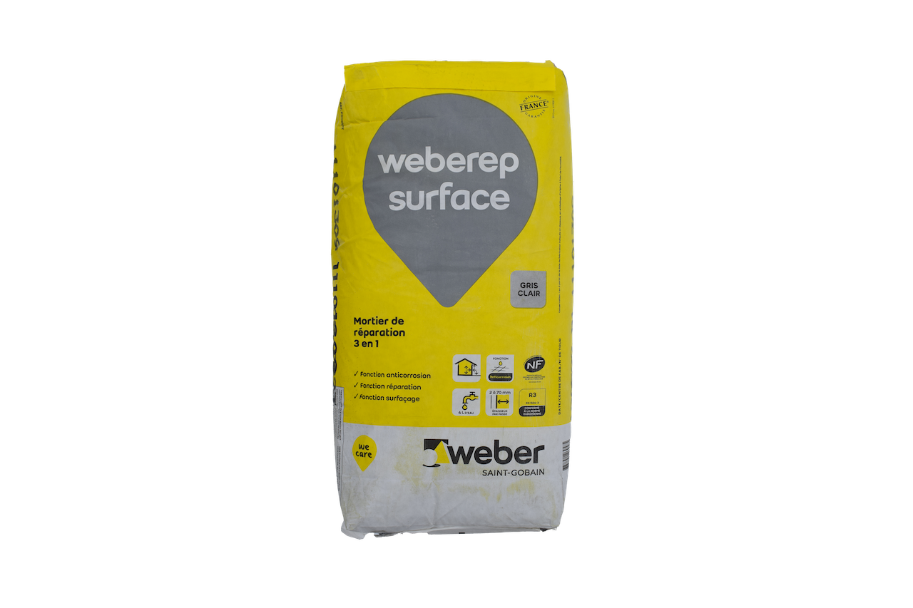 Mortier fibré réparation 3 en 1