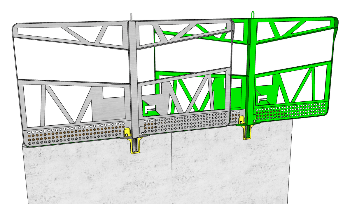 garde corps chevauchement